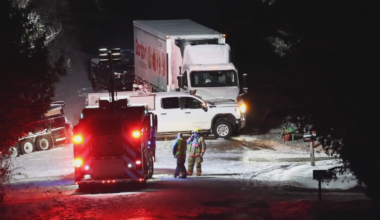 Uxbridge firefighters struck by vehicle