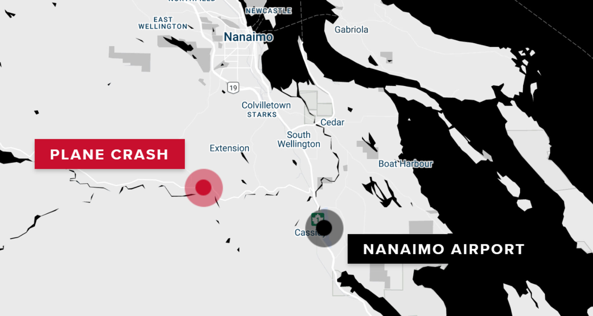Pilot dead after plane crashes in Nanaimo, RCMP says