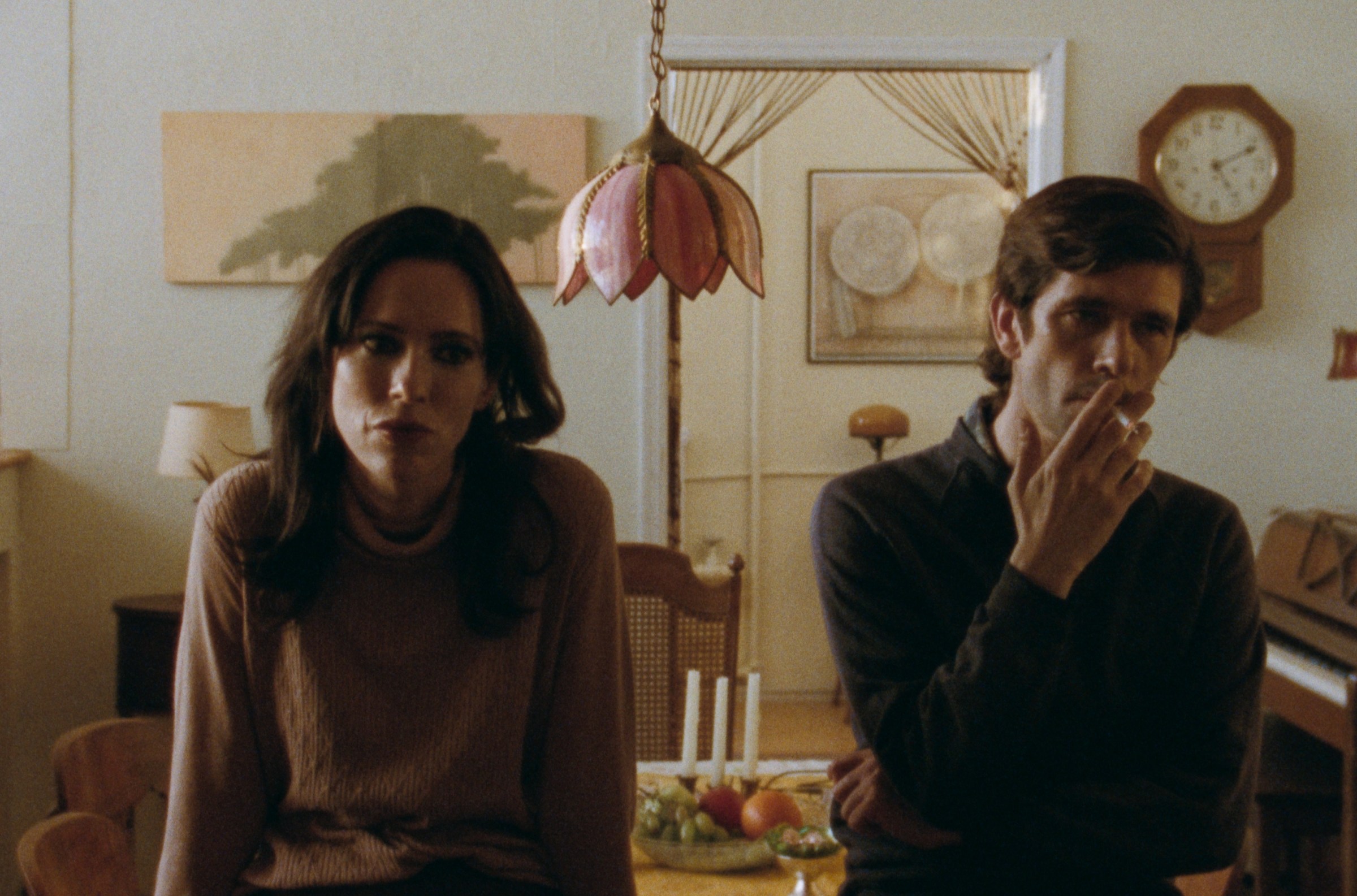 A still of Rebecca Hall and Ben Wishaw from Peter Hujar’s Day