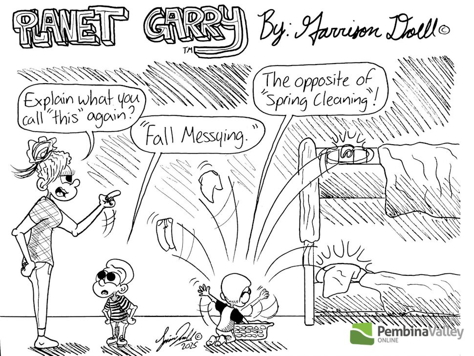 a planet garry comic strip