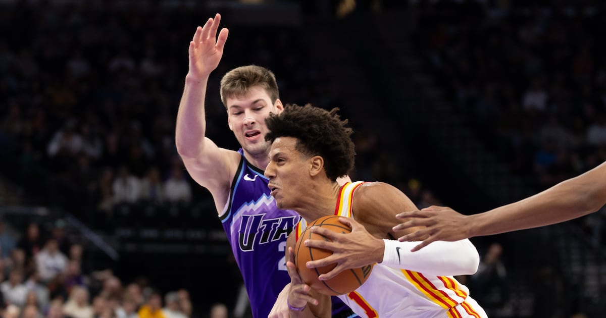Jalen Johnson leads the Hawks past the Jazz with a triple-double and a career-best effort