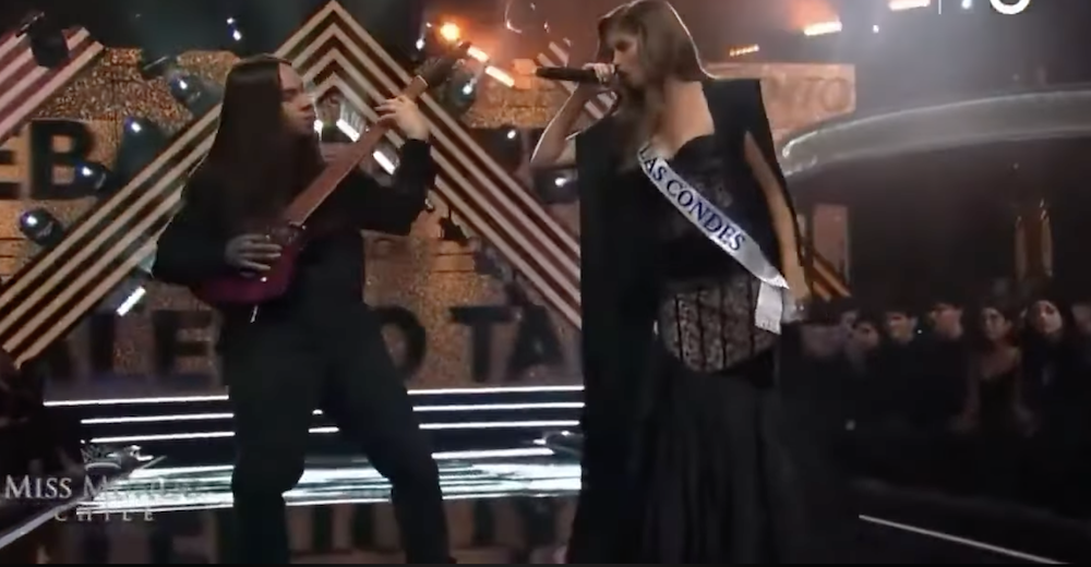 Miss World Chile Contestant Performs Death Metal During Pageant