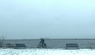 All-season cyclists ride on through snow, slush and sleet