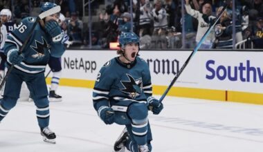 Will Smith scores tiebreaking goal late in third period as Sharks beat Jets