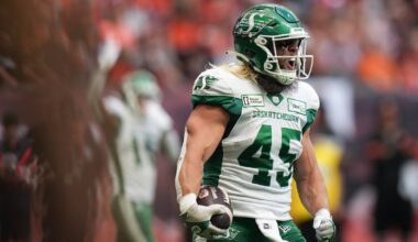 A.J. Ouellette ready to rumble for Saskatchewan Roughriders vs. Montreal Alouettes in Grey Cup