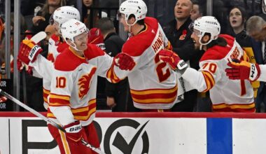 Flames win ugly against the Flyers