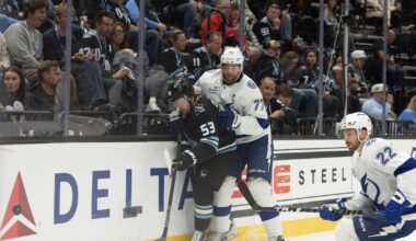 Guentzel scores in the 3rd period as the Lightning beat the Mammoth 4-2 for their 5th straight win
