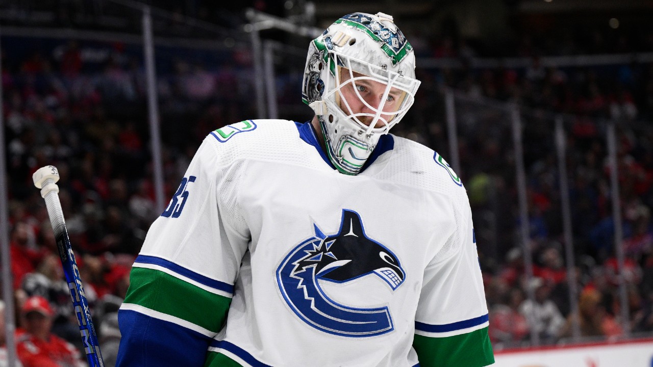 Canucks' Thatcher Demko won't dress vs. Blue Jackets