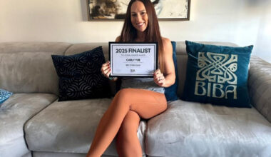 Fitness coach celebrates finalist success