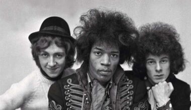 The Jimi Hendrix Experience studio portrait