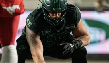 Roughriders offensive linemen Hardrick, Ferland honoured at CFL Awards - DiscoverWeyburn.com