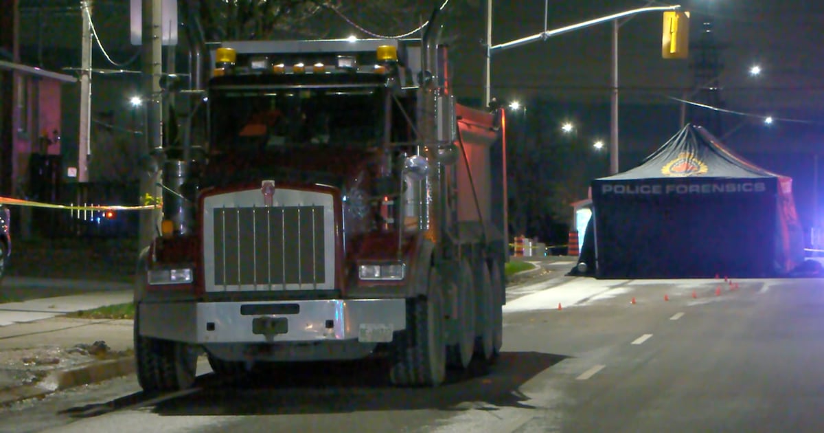 Hamilton crossing guard fatally hit by dump truck