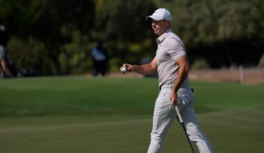 Rory McIlroy shares lead in Dubai and closes in on fourth straight European title