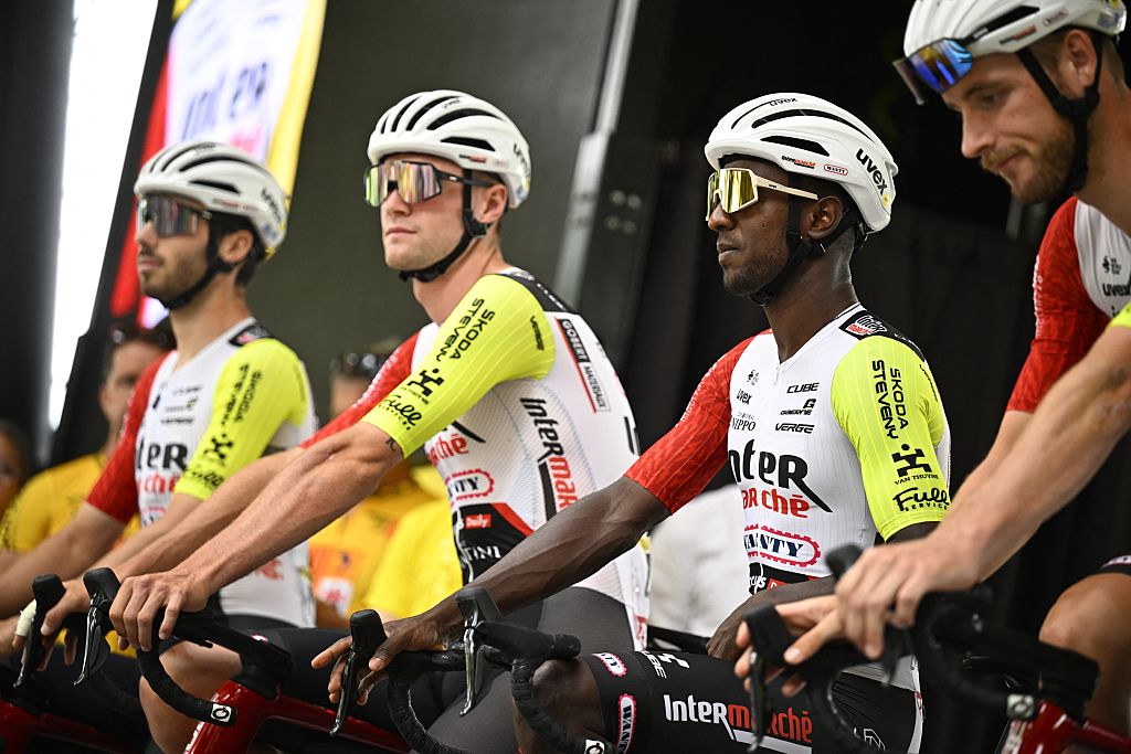 Intermarch&eacute;-Wanty riders during the 2025 Tour de France