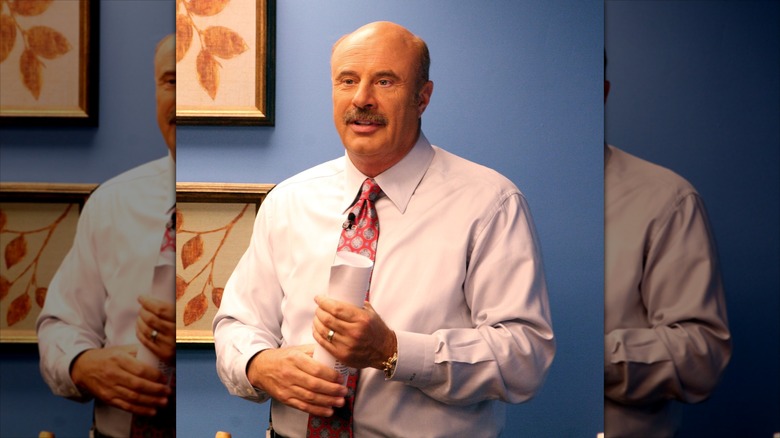 Dr. Phil behind the scenes taping for his show in 2009