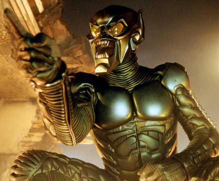 Willem Defoe as the Green Goblin in Spider-Man