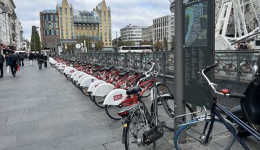 Antwerp is in the top 10 bicycle-friendly cities in the world according to the Copenhagenize Index