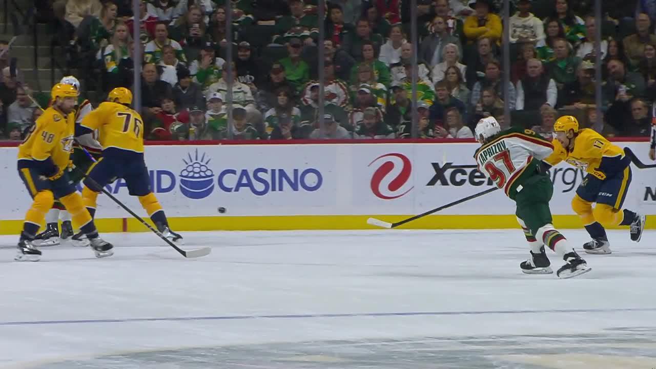 Kaprizov breaks the ice with PPG