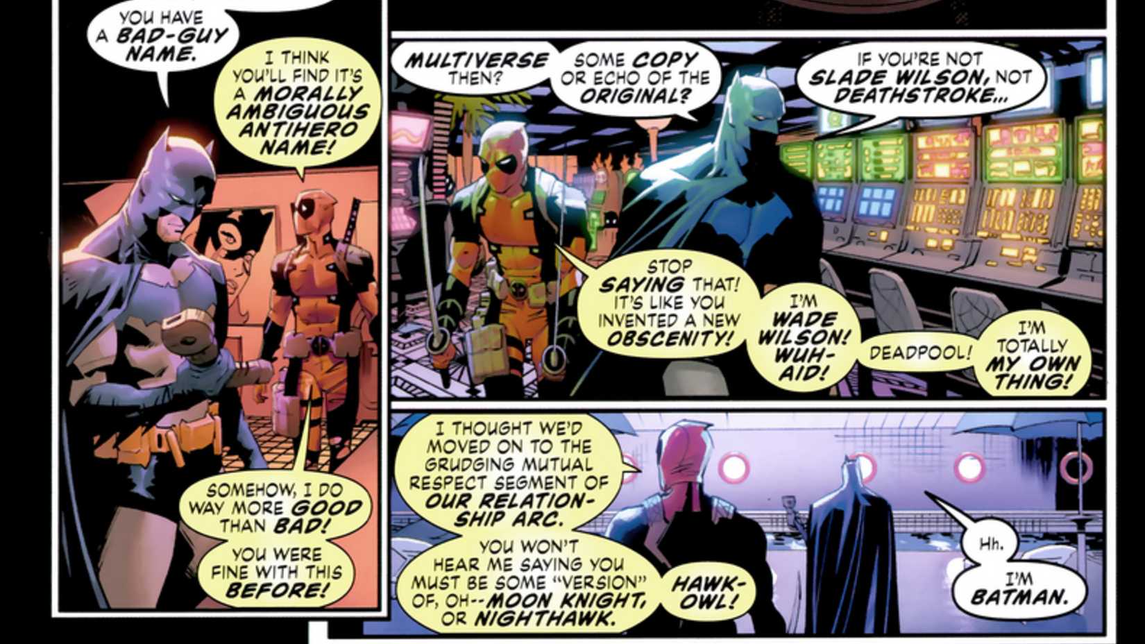 Batman Deadpool Multiverse Moon Knight etc