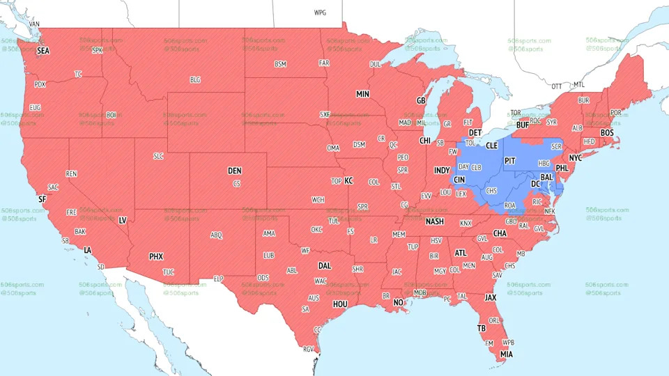 NFL TV Map Week 11 2025: CBS late