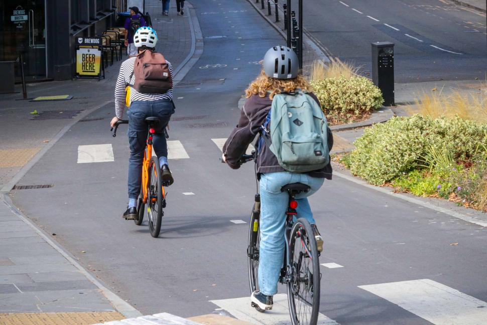 Commuters on a segregated cycle lane 1.jpg