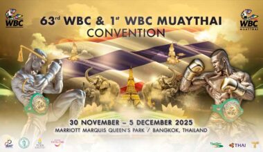 Important Announcement for All Delegates Attending the World Boxing Council Convention in Bangkok