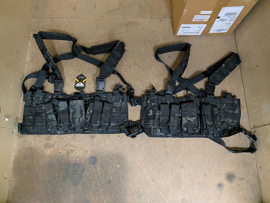 In a storage container rented by Mohmed Ali, agents seized two chest rig vests that can hold ammunition magazines, according to a criminal complaint.
