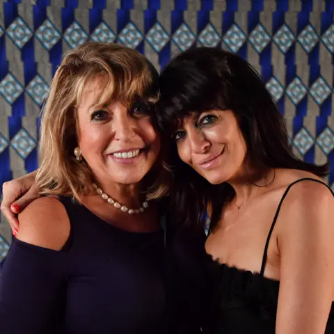 Alan Davidson/Shutterstock Eve Pollard and Claudia Winkleman pictured together at The Victoria and Albert Museum Summer Party, London, 21 June 2017