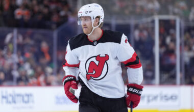 Devils' Dougie Hamilton exits early vs. Canadiens