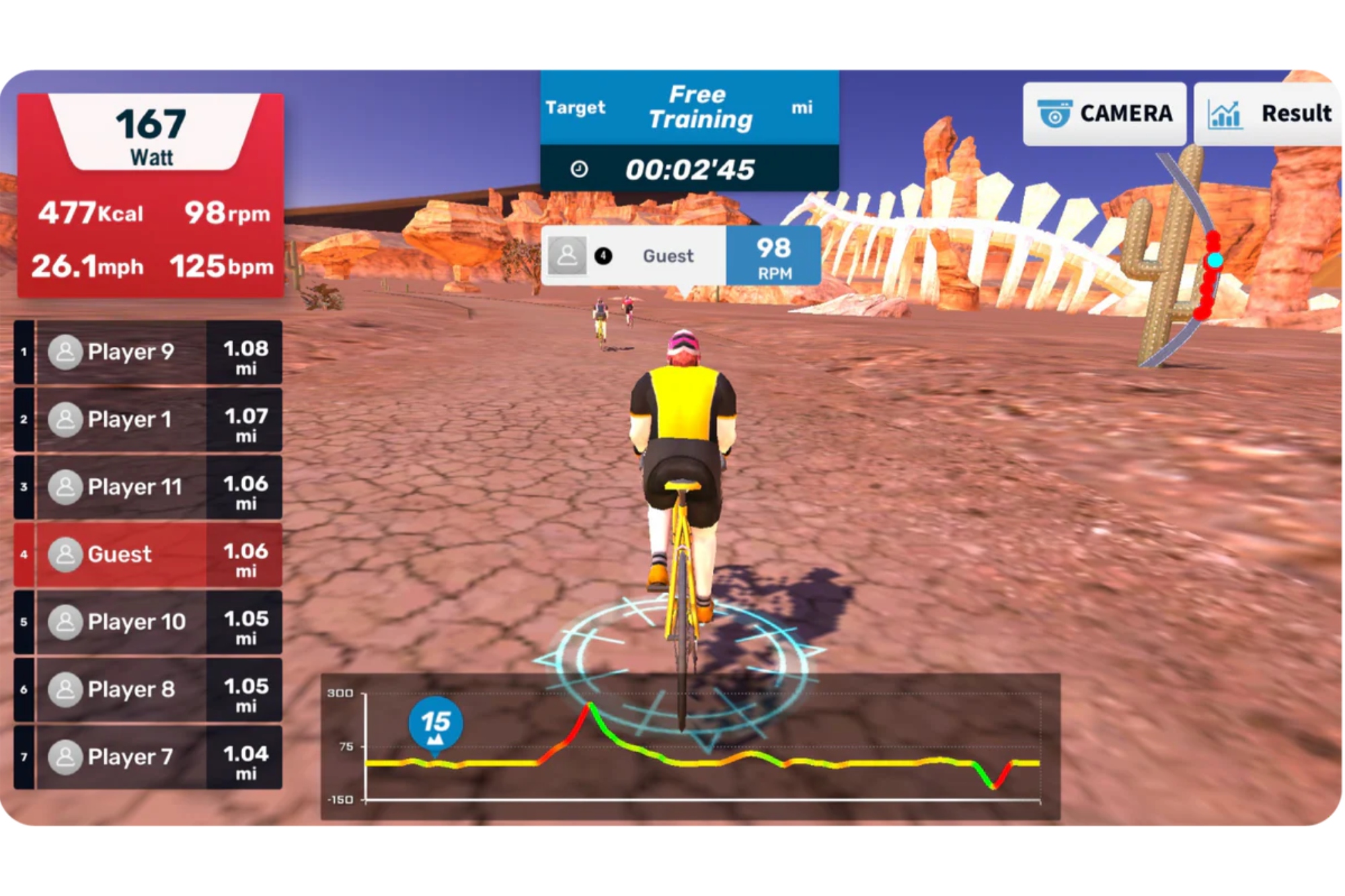 A screen shot of Echelon World