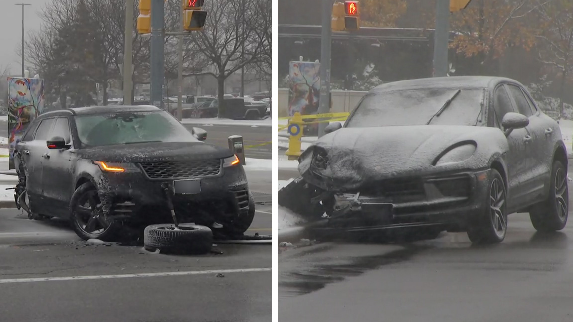 Woman struck, critically injured in multi-vehicle crash in Vaughan