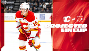 Projected Lineup - Flames @ Flyers