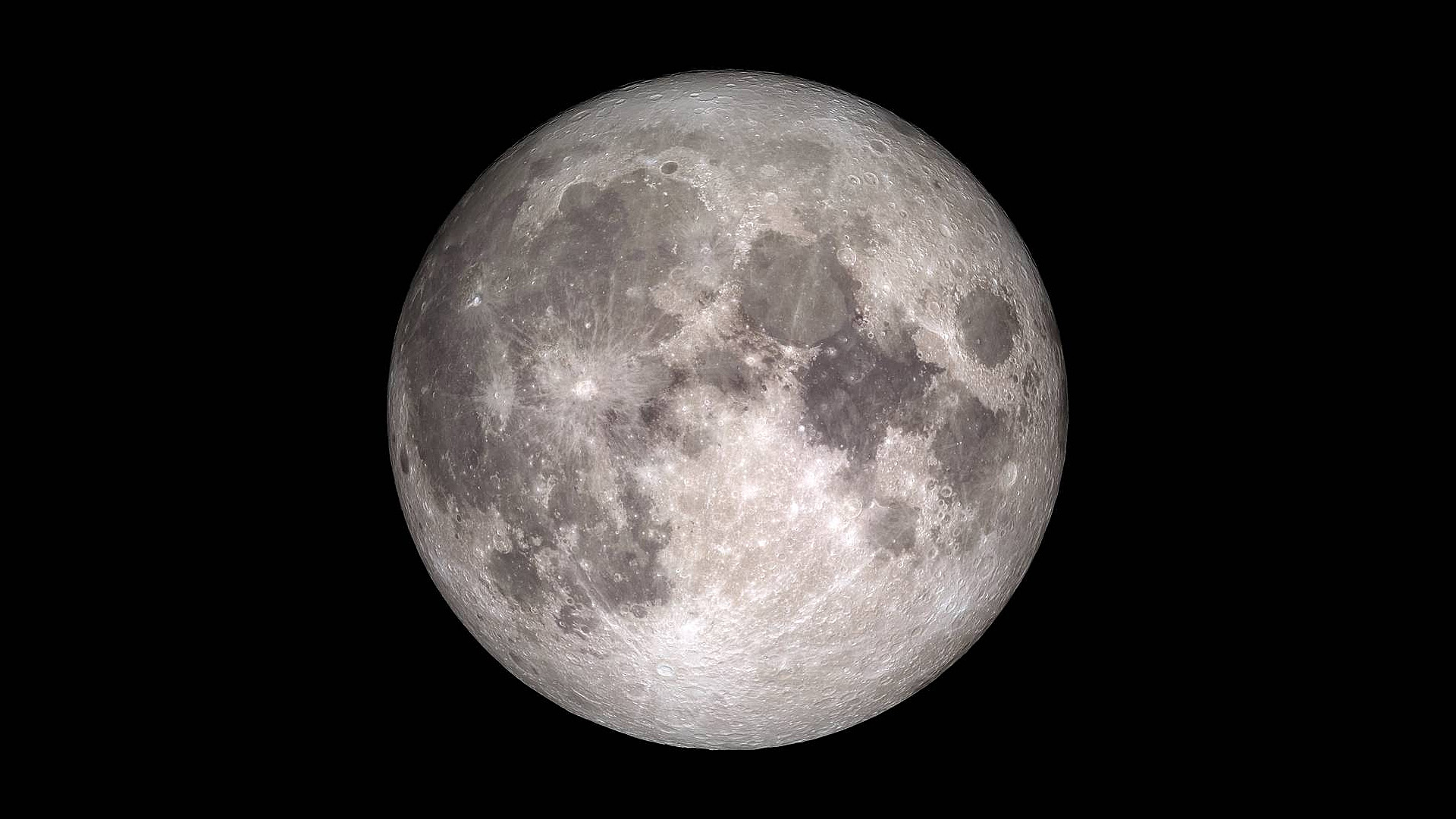 A photo of the moon in space