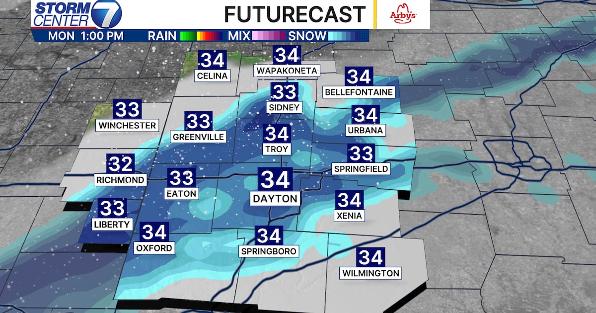 First snowflakes of the season on the way – WHIO TV 7 and WHIO Radio