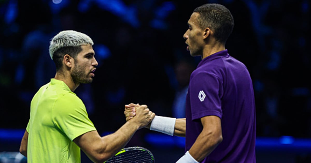Canada's Auger-Aliassime falls to top-ranked Alcaraz in ATP Finals semis – TSN