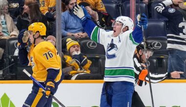 Canucks recover in OT against Predators after blowing 2-goal lead in 3rd