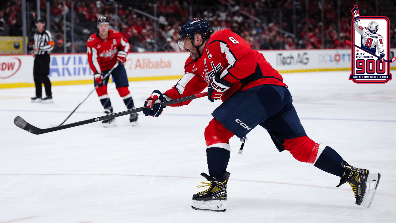 Ovechkin becomes 1st player in NHL history with 900 goals