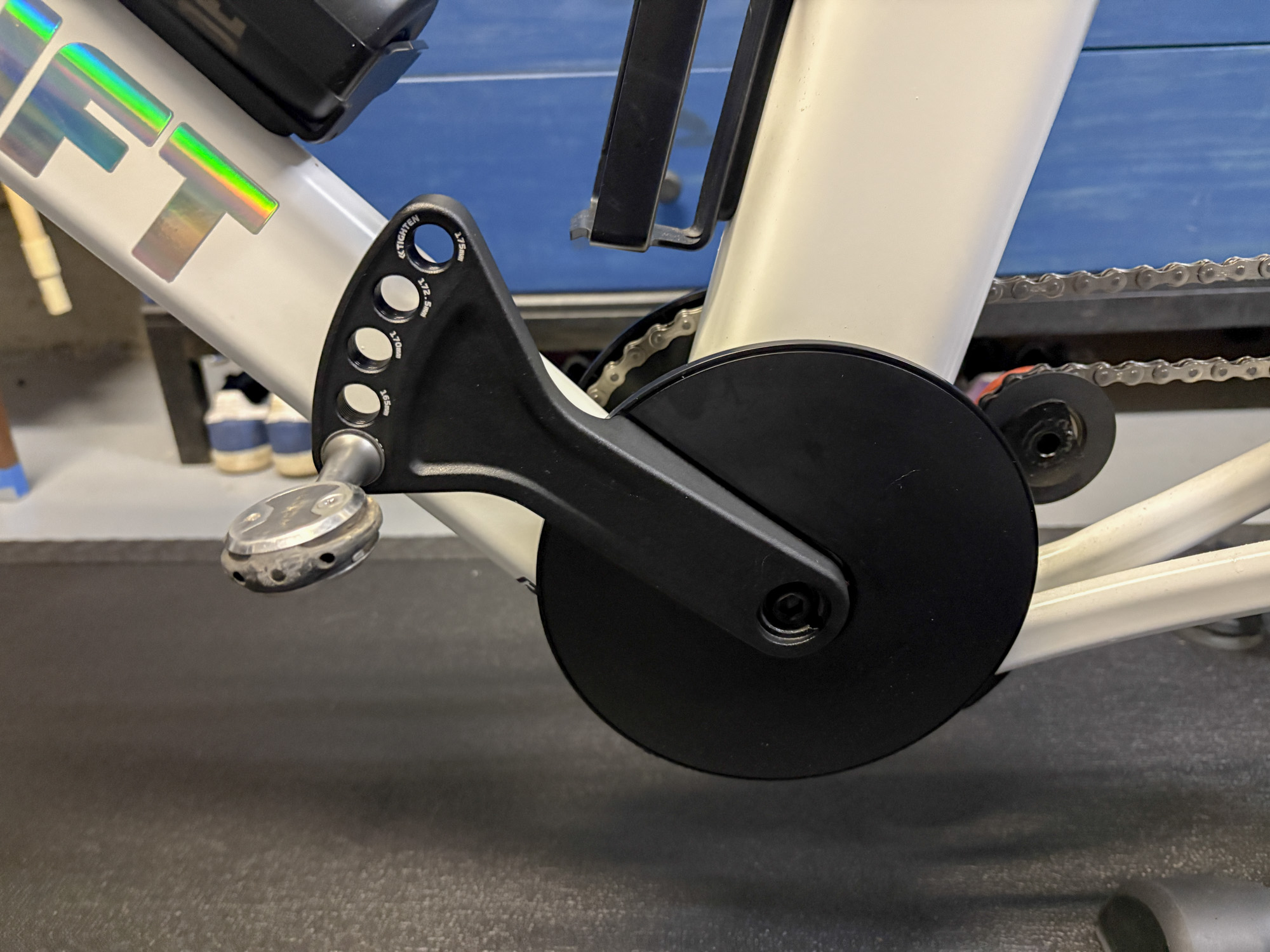 Zwift adjustable crank arms