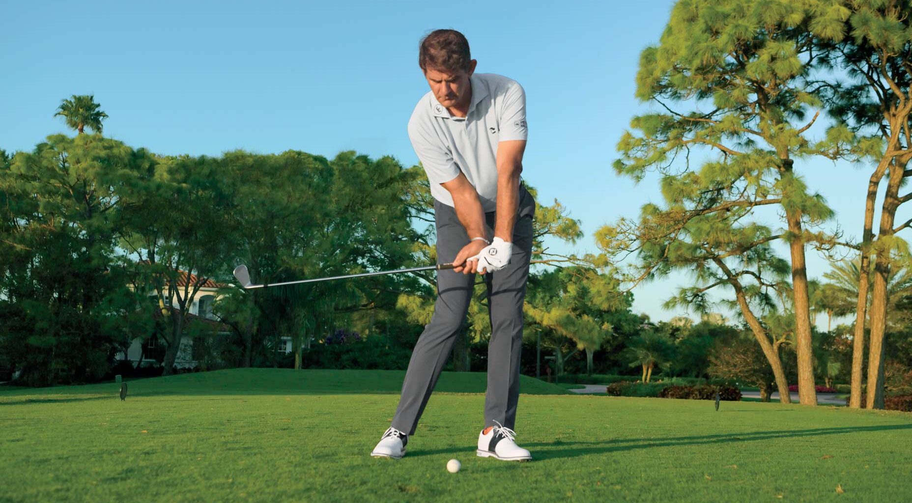Do this move with your trail elbow for more crisp ball striking