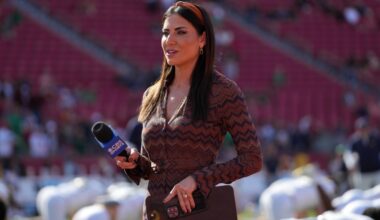 Jenny Dell Sheds Her CBS Sideline Uniform For Just A Towel