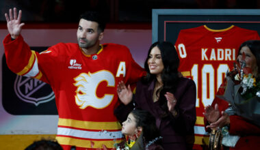 Flames' Nazem Kadri soaks in every moment of emotional 1,000th game
