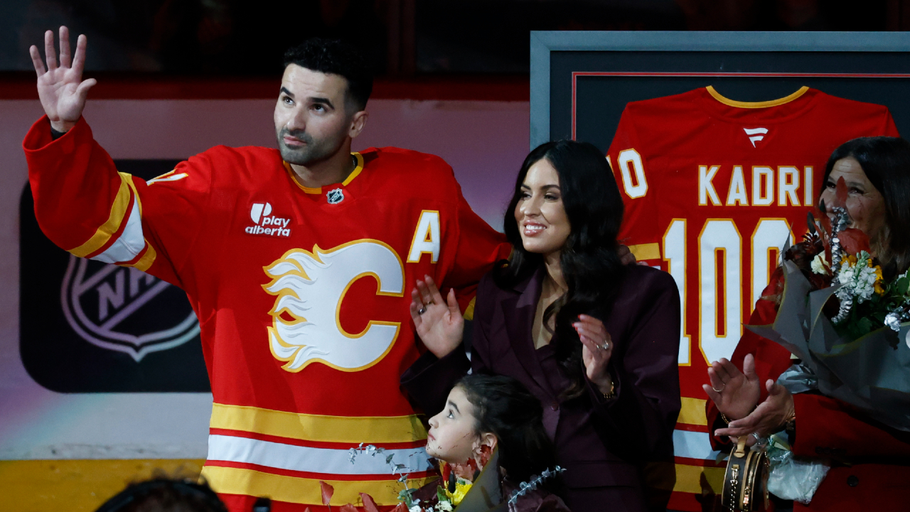 Flames' Nazem Kadri soaks in every moment of emotional 1,000th game