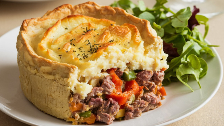 A plate of shepherd's pie, Keith Richards's favorite