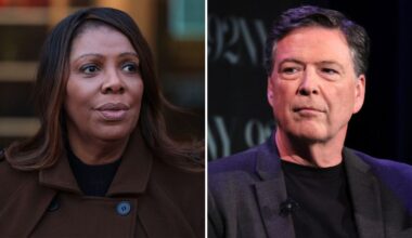 Federal judge dismisses indictments against Letitia James and James Comey, saying Lindsey Halligan appointment was unlawful