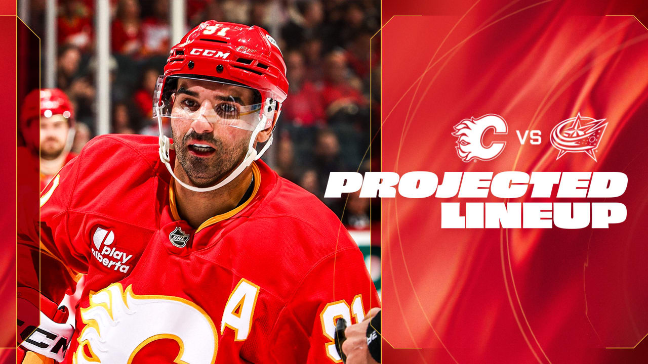 Projected Lineup - Flames vs. Blue Jackets