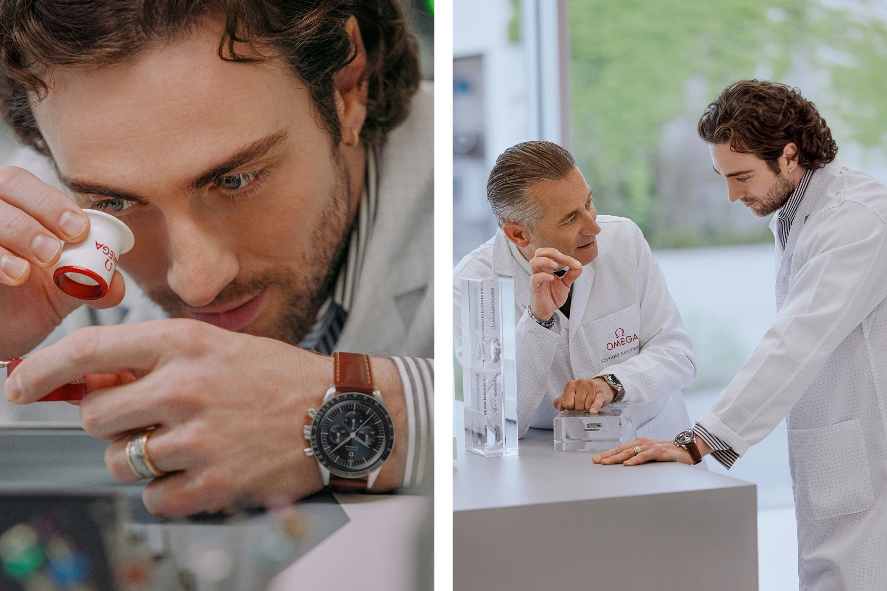 omega aaron taylor johnson factory tour