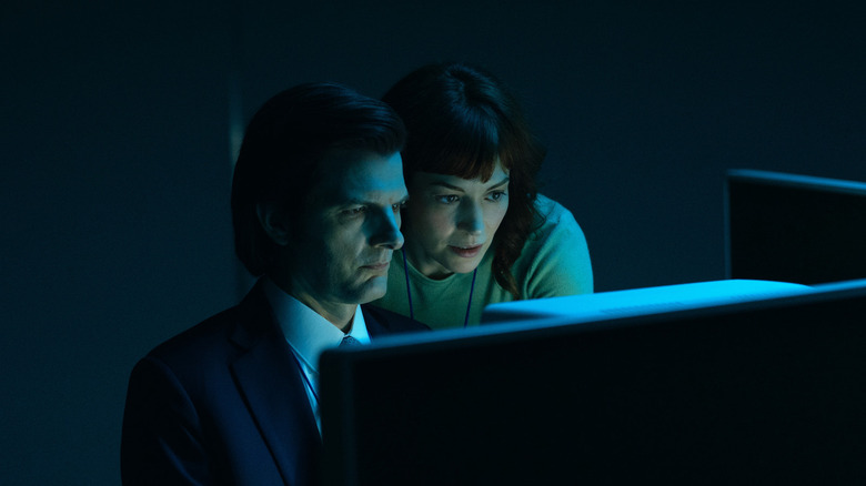 Mark and Helly in Severance Season 2