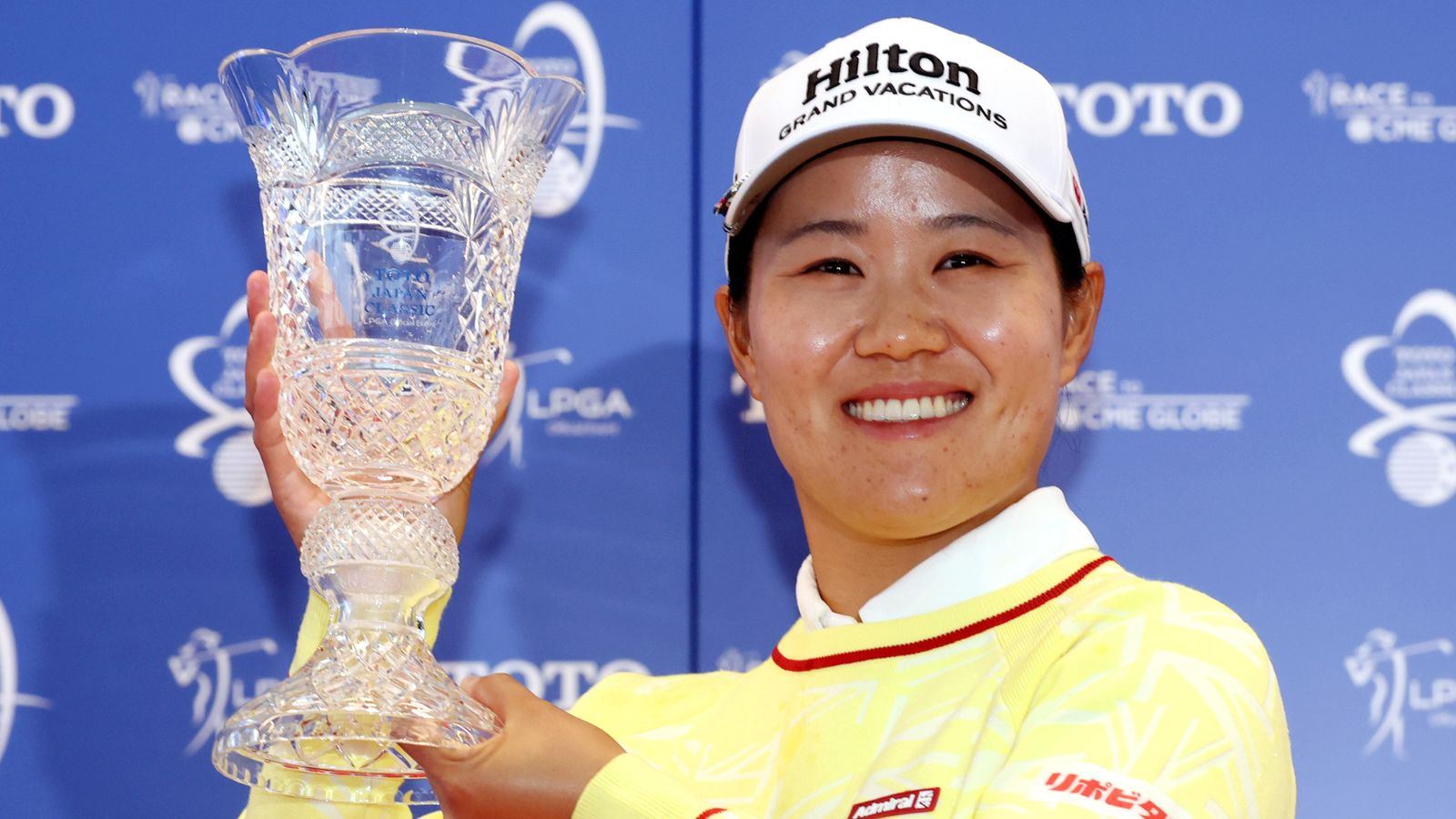 Nasa Hataoka claimed her seventh LPGA Tour title after winning a playoff hole at the Toto Japan Classic