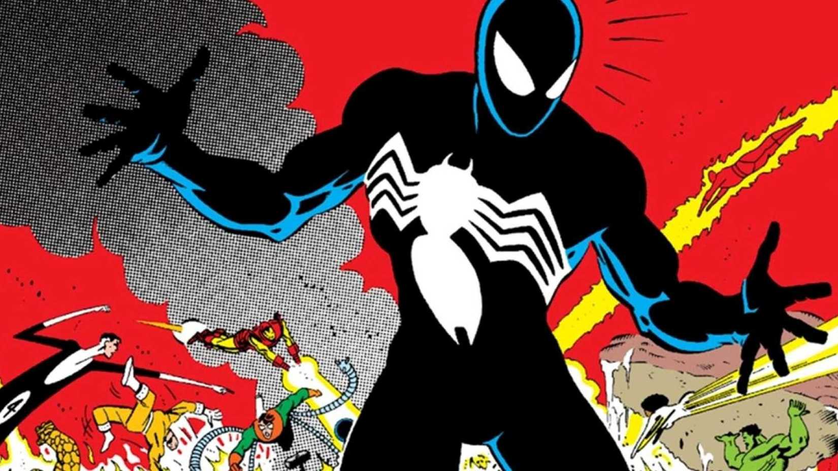 Spider-Man dark suit in secret wars