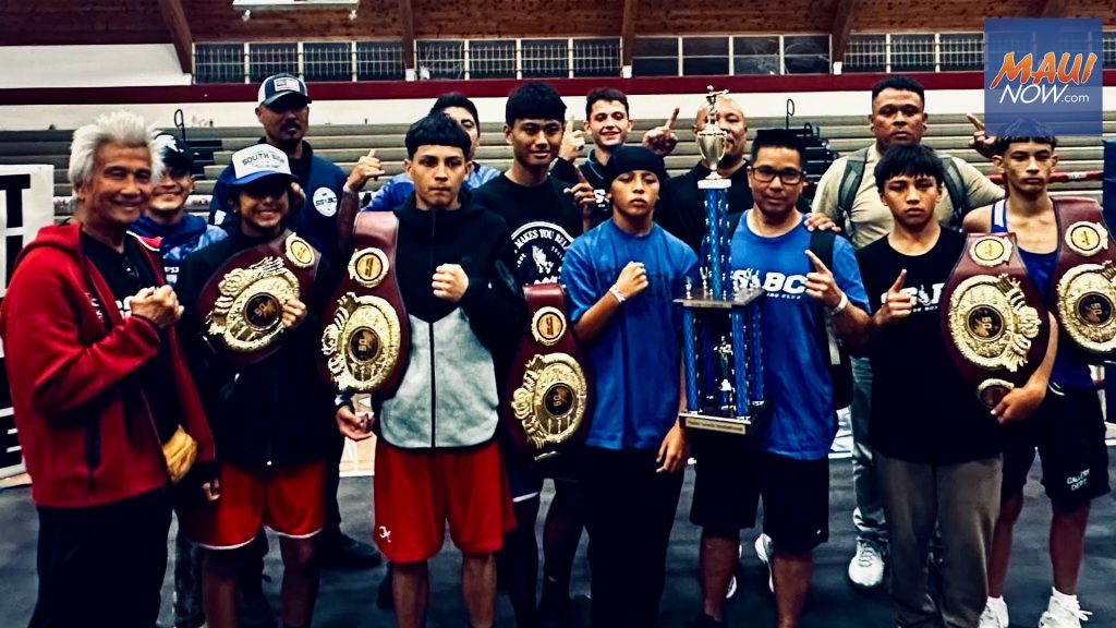 Southside Boxing wins team championship trophy at 50th Annual Gene Lewis Invitational : Maui Now